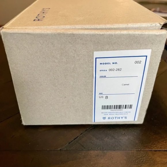 BRAND NEW Rothy's The Point Camel Flats Sz.8 - Picture 3 of 4